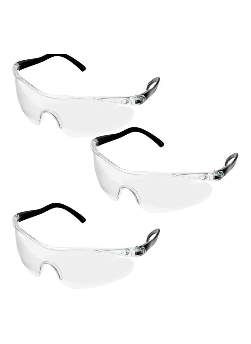 KASTWAVE KASTWAVE Transparent Eyes Protective Glasses Full Eyes Protection Goggles for Kids men and women, Prevent Droplets and Waterproof, Windbreak sand for Outdoor, Bike Race, Travel, Pool Swimming Party  - Image 1