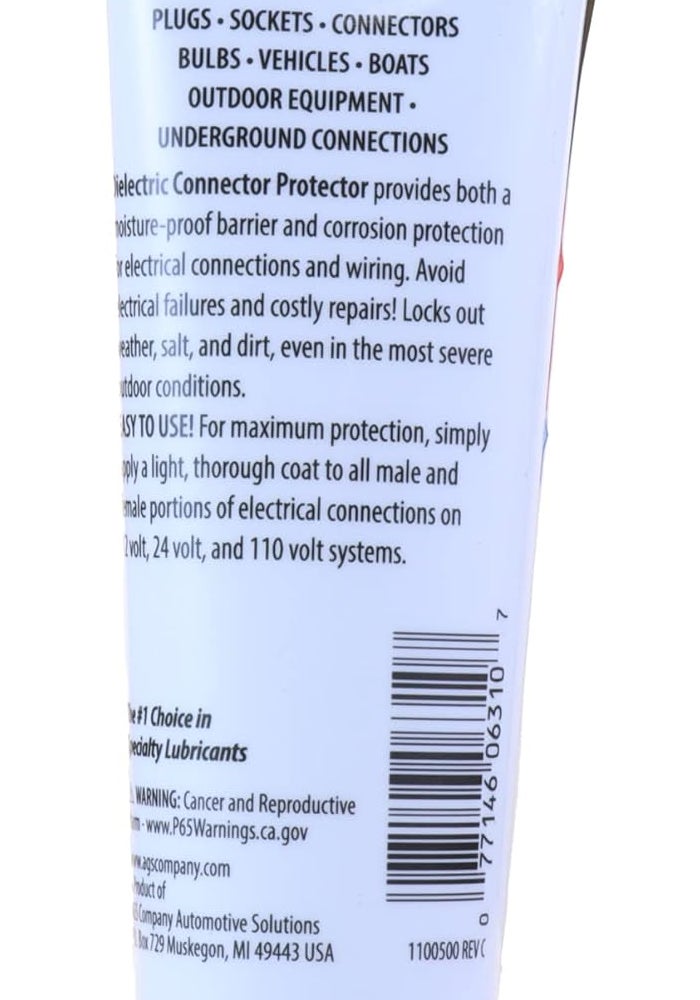 AGS CP-4 Dielectric Connector Protector - 4 oz Tube - Image 2