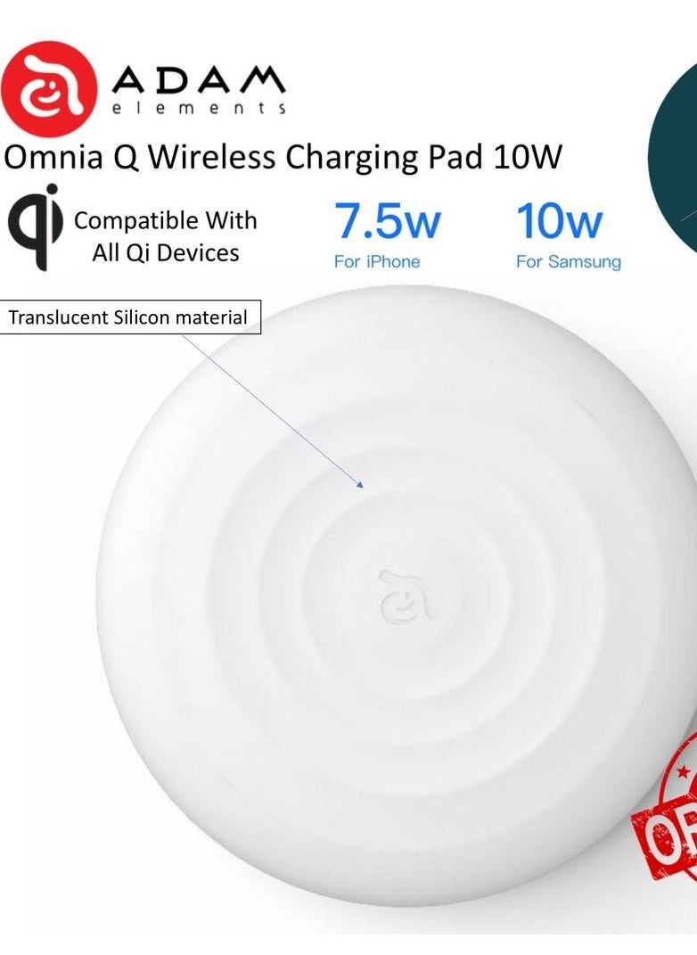 ADAM ELEMENTS ADAM ELEMENTS OMNIA Q Wireless Charging Pad 10W  - Image 4