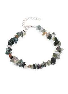 Handcrafted Indian Agate Broken Natural Stone Bracelet