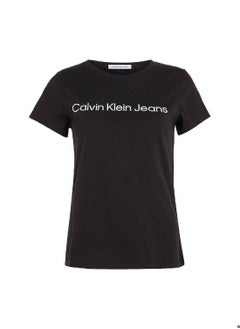 Calvin Klein Jeans Women's T-Shirt - Casual Tops - Cotton , Black - pzsku/ZE769DBA4C54FEB7DA306Z/45/_/1723738850/1a4691dd-03b1-4327-8245-a69568fd1778