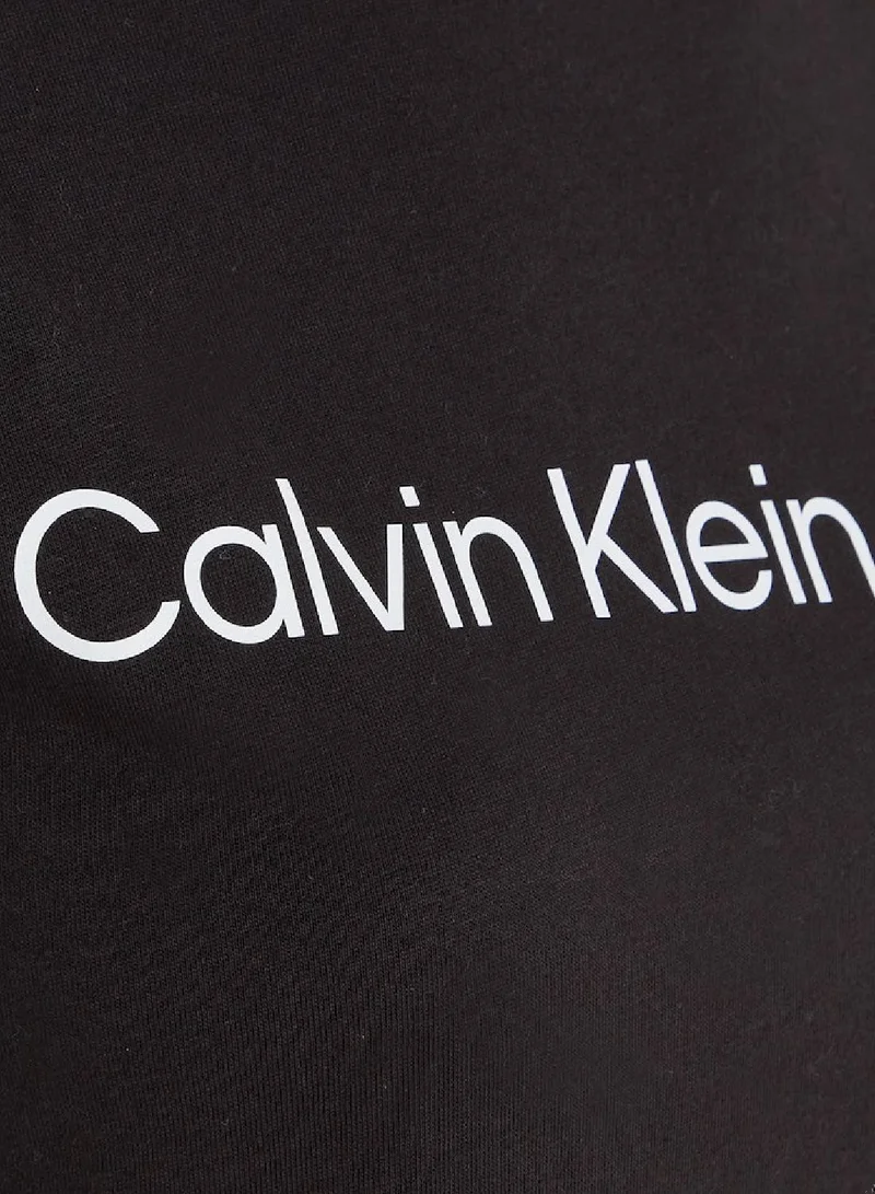 Calvin Klein Jeans Ck Black Logo T-Shirt for Women | Best Price UAE