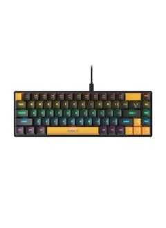 iMice Compact 68-Key Mechanical Keyboard - TYPE-C Detachable Cable, 10 Dynamic Light Effects, Spill-Resistant, All-Key Anti-Ghosting, Plug  Play for Windows/Mac/Laptop  - Image 1