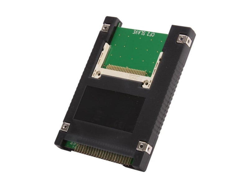 Syba Dual Compact Flash CF to 44 Pin IDE/PATA 2.5" Adapter Enclosure, Black SD-ADA45006 - Image 1