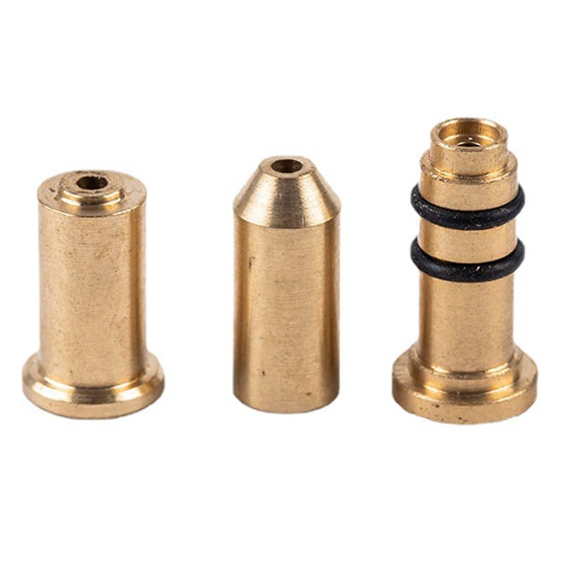 SquEqu 3 Pack Gas Refill Adapter Set Nozzle Reusable Brass Inflation Head Valve Adaptor Tips Cap for S.T Dunhill Dupont Ligne Butane Gas Lighter Filling Supplement - Image 1
