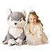 EARTHSOUND Giant Wolf Stuffed Animal Plush Toy23 Large Jumbo Cute Soft ToysBig Size Huge Fluffy Plushy Oversized Fat PlushieGifts for Kids Girlfriend Children 23 inches Gray - Image 2