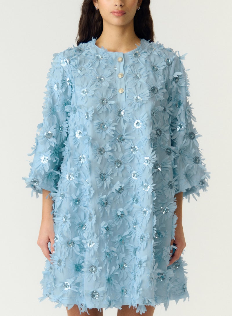 YAS ABELONE floral detail dress - Image 1