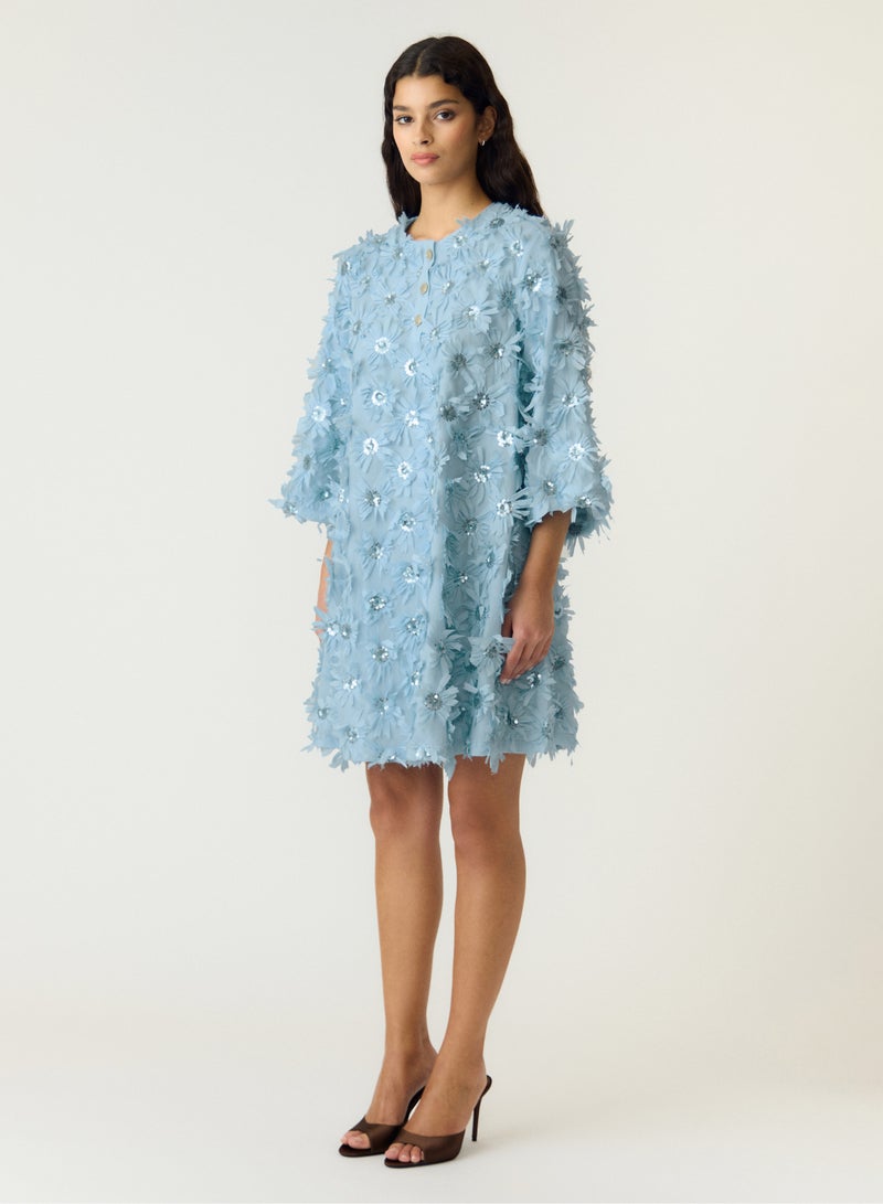 YAS ABELONE floral detail dress - Image 2
