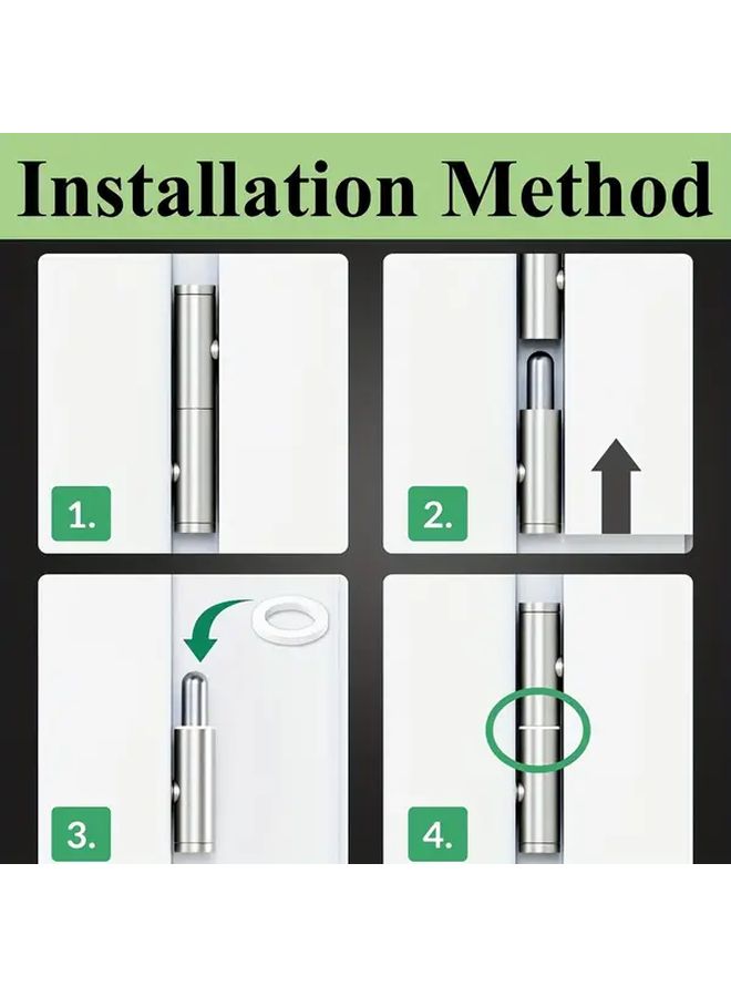 20pcs 0 04inch Silicone Gasket Door Hinge Installation Rings Kit For Room Doors - Image 4