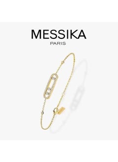 Messika Inspired Rose Gold Diamond Slider Bracelet Diamond gold bracelet