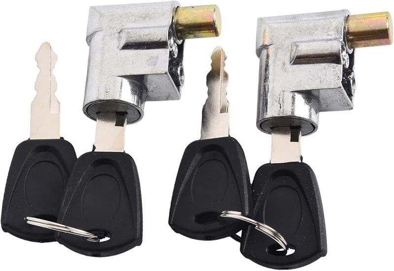 Electric Bike Anti Theft Lock Set Type B Zinc Plated Shell Aluminum Core 2 Locks - Image 4