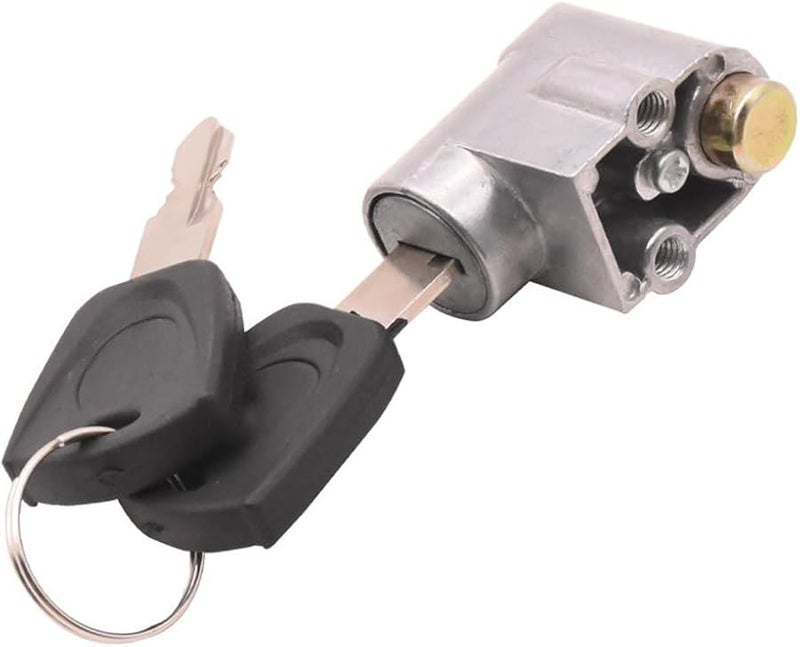 Electric Bike Anti Theft Lock Set Type B Zinc Plated Shell Aluminum Core 2 Locks - Image 1