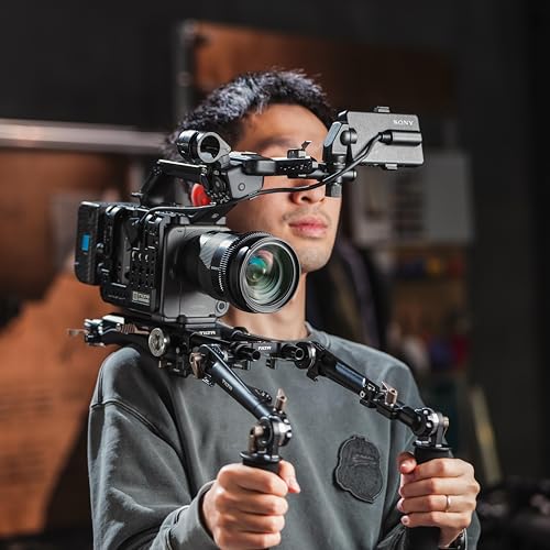 Tilta 15mm LWS Dual Rosette Adapter - Black | Compatible with Rosette Arms & Hand Grips | 15mm Rod Mount | 3/8"-16 & 1/4"-20 Thread | Aluminum & Stainless Steel Construction - Image 2