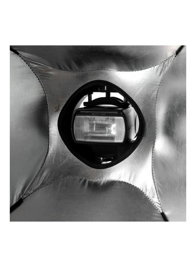 NIBEMINENT S-Type Bracket Flash Mount Holder Black/Silver  - Image 3