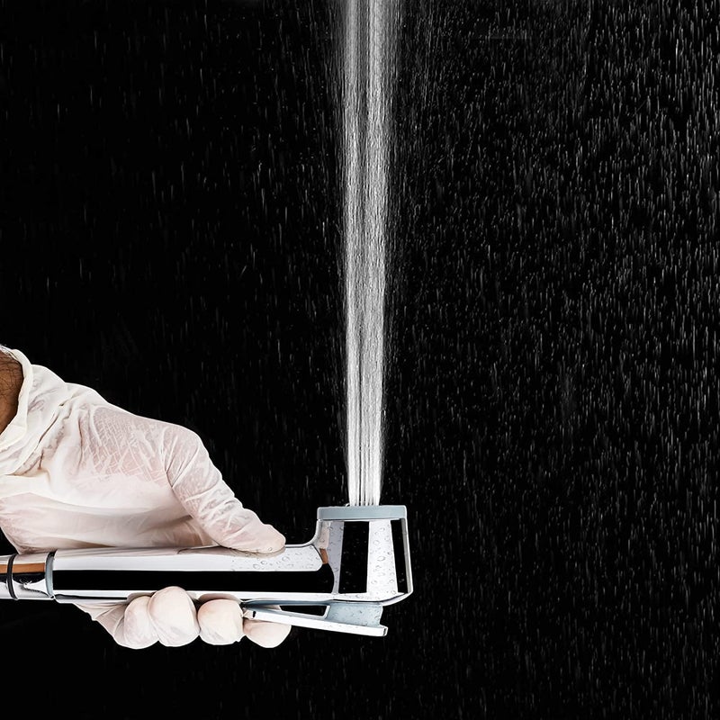 Bathoyum باثويوم صنبور صحي مرحاض بخاخ مصنوعة في الهند من مادة ABS بتشطيب مصقول فضي حجم قياسي عبوة من 1 - Image 2