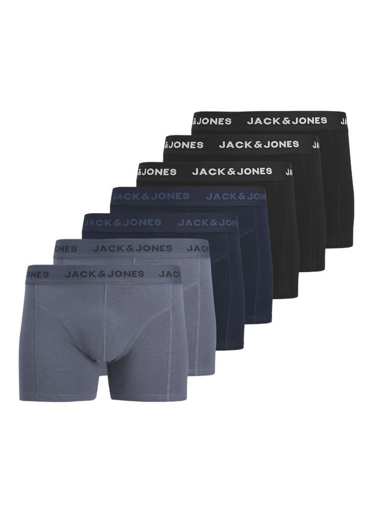 JACK & JONES 7-Pack solid trunks - Image 1