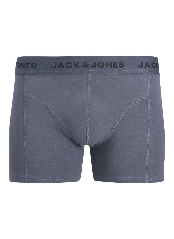 JACK & JONES 7-Pack solid trunks