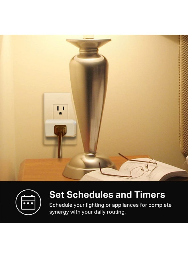 Kasa Smart - Kasa Smart Plug Mini 15A, Apple HomeKit Supported, Smart Outlet Works with Siri, Alexa & Google Home, UL Certified, App Control, Scheduling, Timer, 2.4G WiFi Only, 2 Count (Pack of 1) (EP25P2), White - Image 1