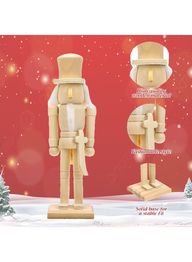 المنزل الذكي هوم سمارت كسارة الجوز DIY للأولاد والبنات - مجموعة من 4طع تتضمن كسارة الجوز الخشبية وفرشاة الطلاء والألوان وغيرها من الملحقات هدية مثالية لعيد الميلاد وحفلات الزفاف. - Image 3