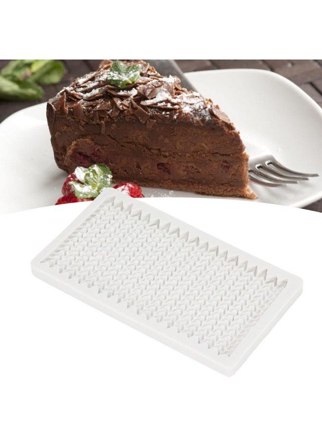 Tnfeeon - Fondant Mould Sweater Knit Knitting Texture Silicone Chocolate Molds For Fondant Chocolate Cake Decoration Silicone Mould - Image 1