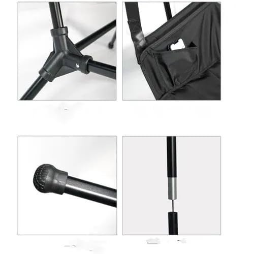 Vroxy Portable Folding Swing Compact and Easy to Assemble Folding Swing Chairs for Footrest with Carry Bag Camp Swinging Camping Chair Hammock for Traveling Garden Lawn and Patio 1Pcs - Image 5