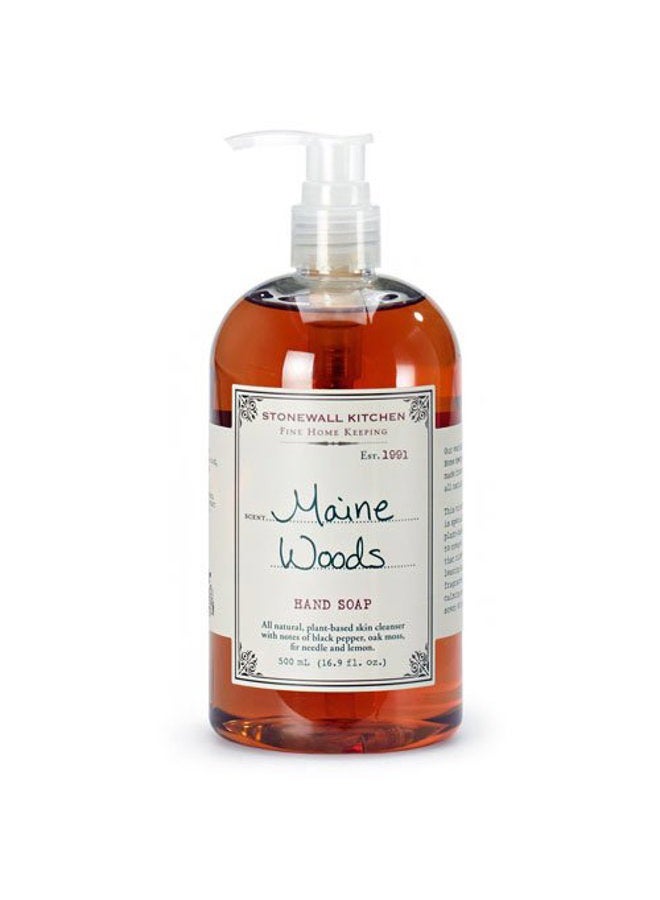 Stonewall Kitchen Maine Woods Hand Soap, 16.9 ounces (Pack of 2) - Image 1