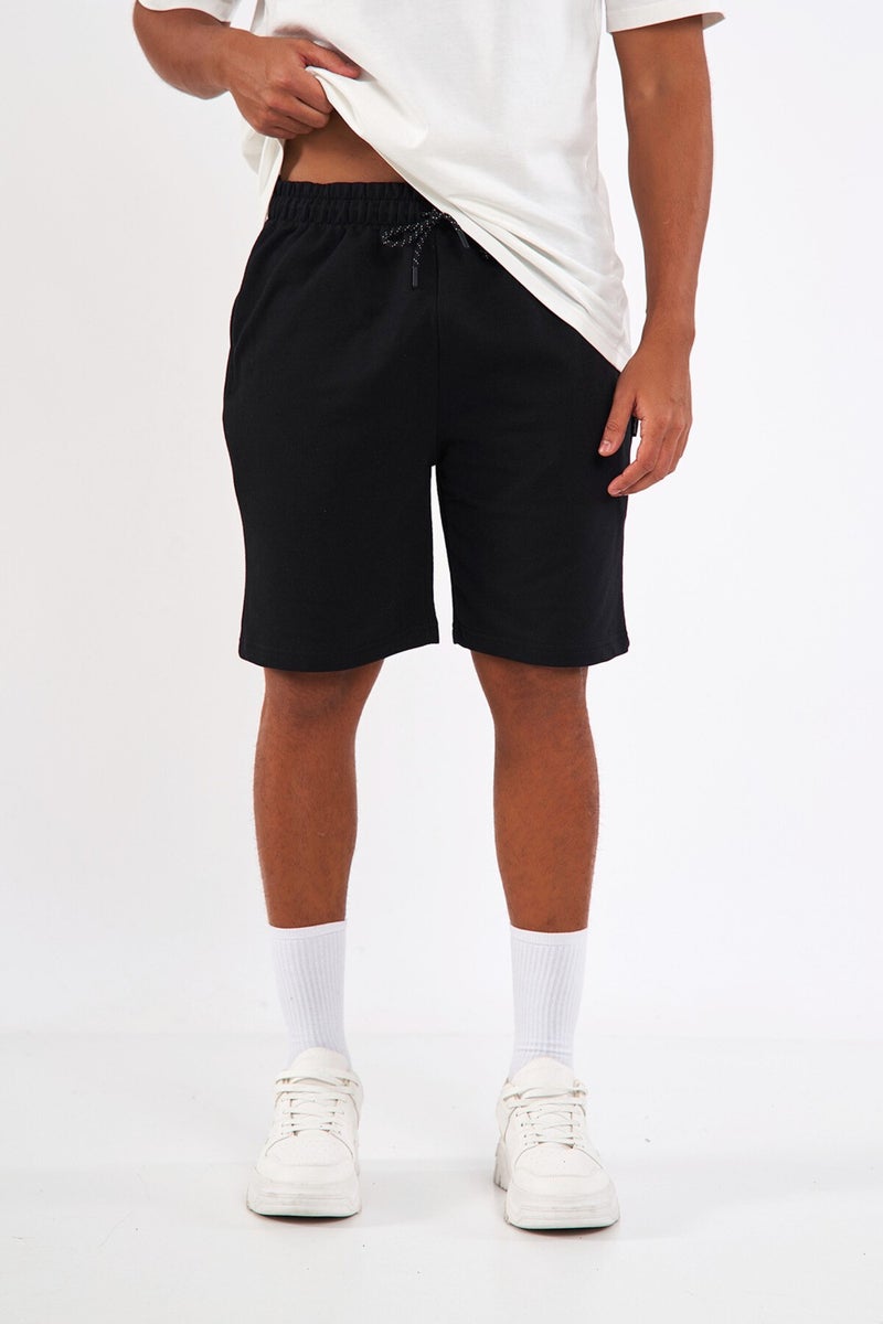 Comeor Regular Fit Relaxed Cut Men's Shorts with Side Pockets  - Image 4