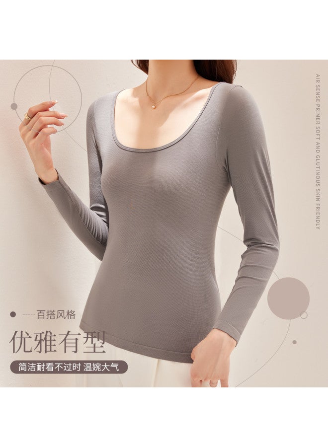 LANG SHA Soft Skin-Friendly Base Shirt For Women, Slim-Fitting, Comfortable, Pressure-Free Top - Image 3