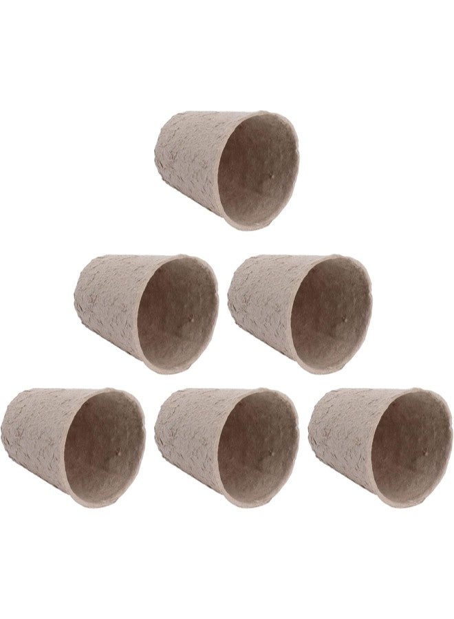 كلاراكو 100 قطعة من أصيص الزهور الدائرية المصنوعة من ورق الخث ونباتات العصارية وأكواب الشتلات وإكسسوارات الحدائق - Image 2