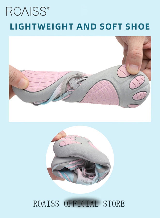 roaiss Slip On Anti Slip Comprehensive Training Shoe for Women Stylish Lightweight Sports Shoes for Gym Women's Quick Dry Non Slip Breathable Water Sneakers Ideal for Hiking Surf Swimming Athlesiure Shoes - Image 5