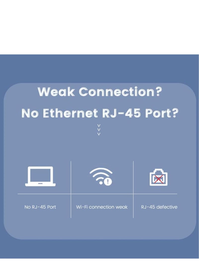 Excefore USB C to Ethernet Adapter, Type C to RJ45 Network LAN Wired Ethernet Adapter Converter Cable for MacBook Pro/Air, iPad Pro/Air, XPS, Galaxy S20  - Image 5