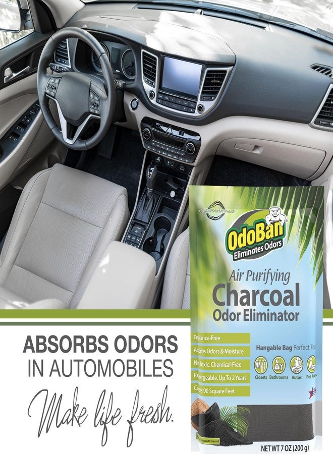 OdoBan Air Purifying Charcoal Natural Odor Eliminator, Non-Toxic Formula, Made in the USA, Fragrance Free, 200 Gram Bag - Image 5