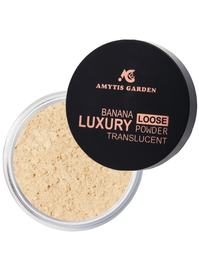 AMYTIS GARDEN Luxury Banana loose Translucent Powder (Desert Sand) 12 Grams - Image 1
