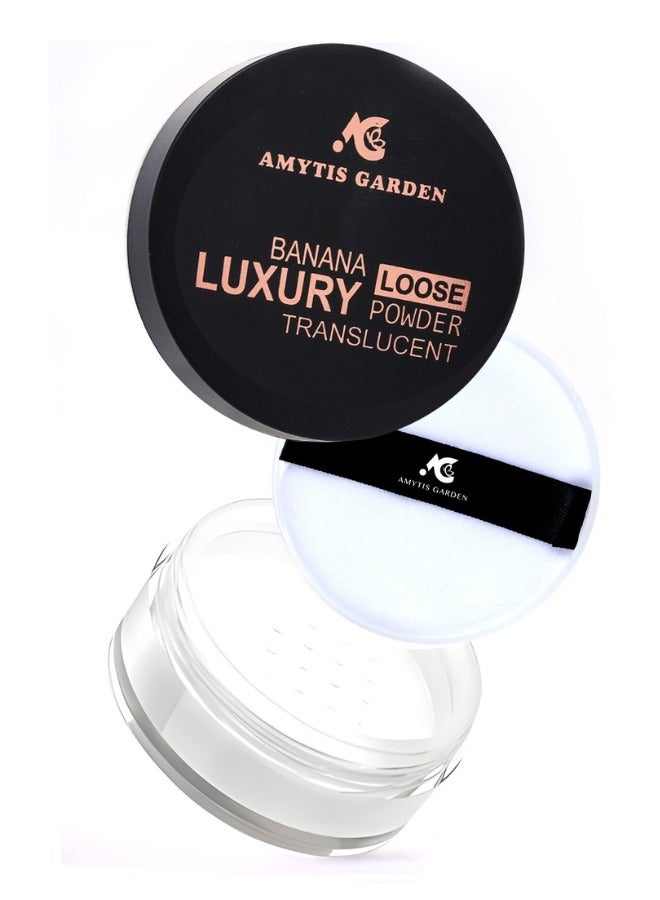 AMYTIS GARDEN Luxury Banana loose Translucent Powder (Desert Sand) 12 Grams - Image 2