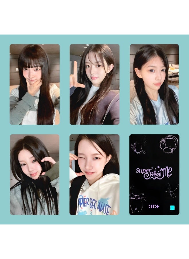 NIBEMINENT 5 قطع بطاقات لومي كيبوب إيلليت سوبر ريل مي لجمع الهدايا للمعجبين - Image 1