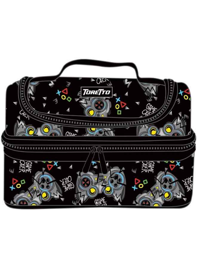 طقم حقائب ظهر 4 قطع مع حقيبة ظهر مدرسية 17 بوصة، حقيبة غداء، زجاجة ماء ومقلمة، هدية للأولاد ✅