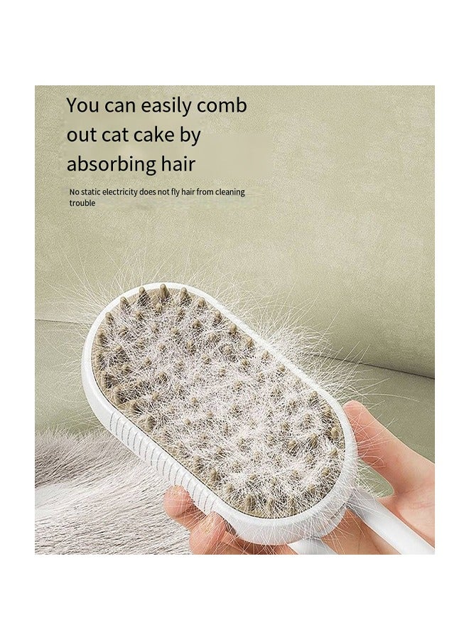Electric Spray Handle Massage Brush - Steam Brush 3 In 1 Pet Spray Steam Brush Cleaning Grooming Brush Multifunctional  Comb with Steam for Dog Cat Massage Removing Tangled Hair (Folding) - Image 4