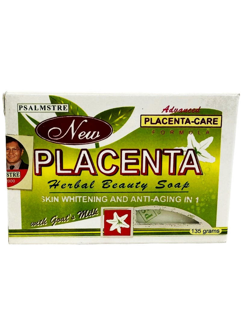 Psalmstre New Placenta Herbal Beauty Soap Classic 135 G - Image 1