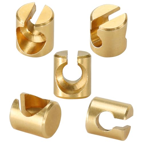 iTobest Throttle Idle Cable Ferrules for Carburetor Throttle Cable End Joint Guide Nut fits for Harley Davidson FLHR Road King 1996-2006/FXDF Fat Bob 2009-2017/5650876 - Image 1