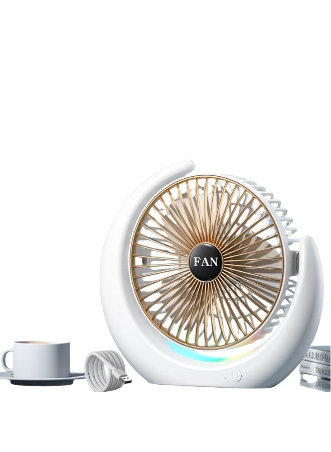 Nariele New USB Colorful Racing Light Fan