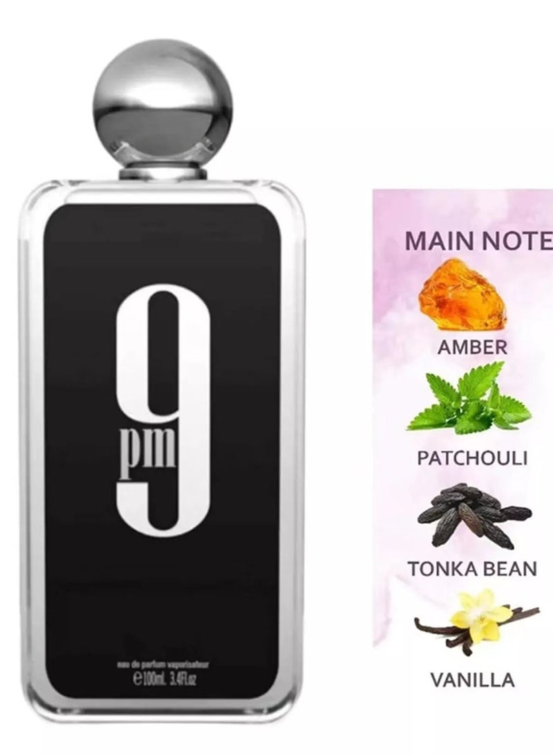 Afnan 9 Pm Eau de Parfum 100ml - Image 3