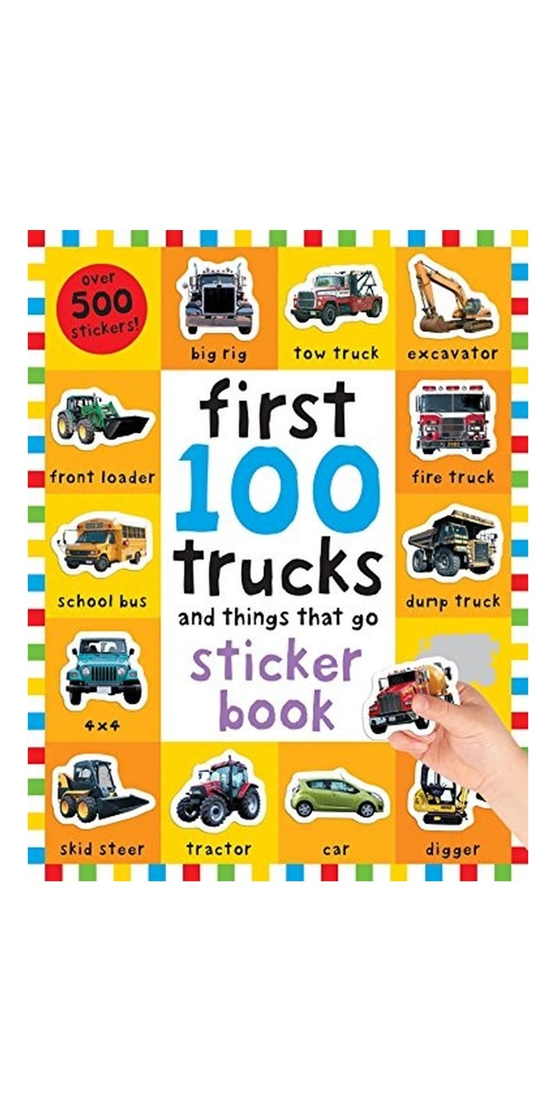 First 100 Stickers: Trucks and Things That Go: Sticker Book - Image 1