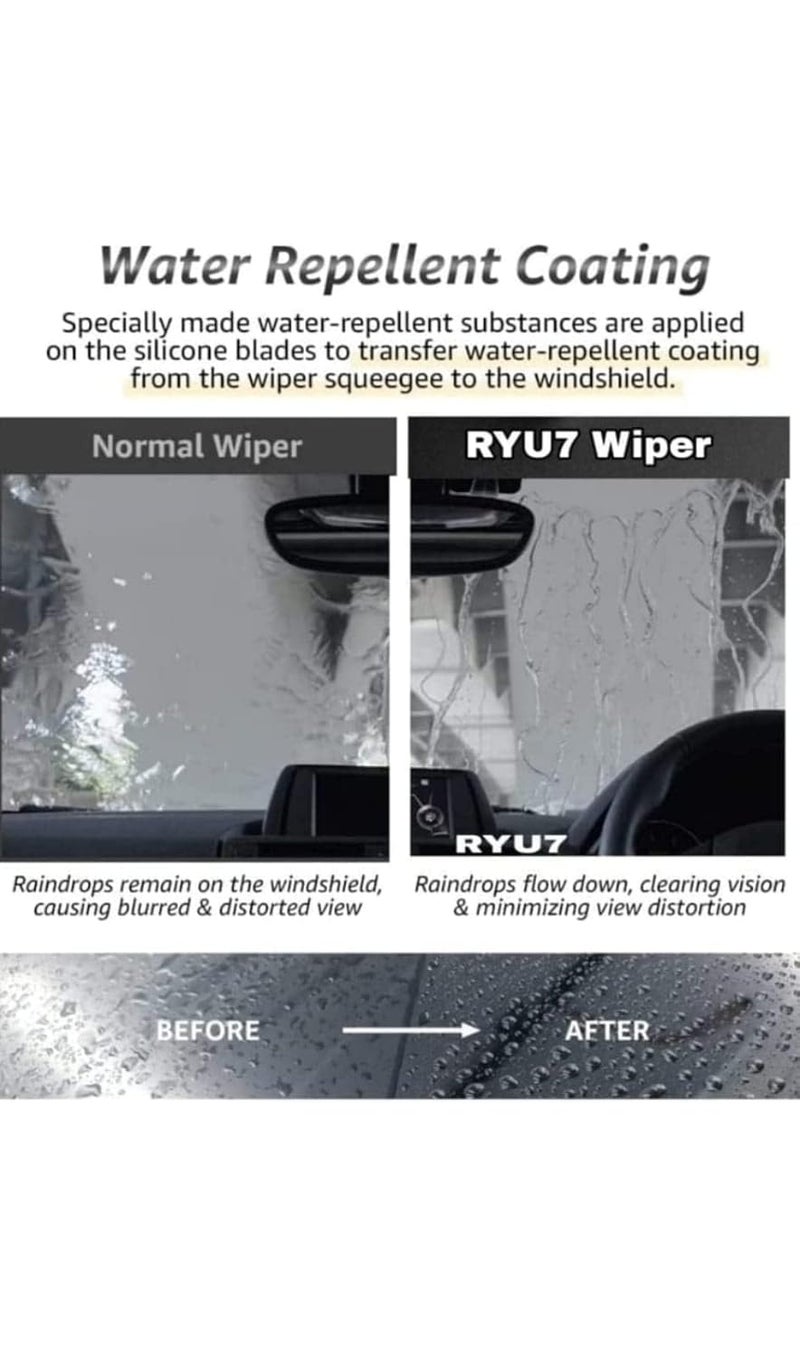RYU7® Rear Wiper Only Blade Exact Fit Design Fits for Yeti - Image 3