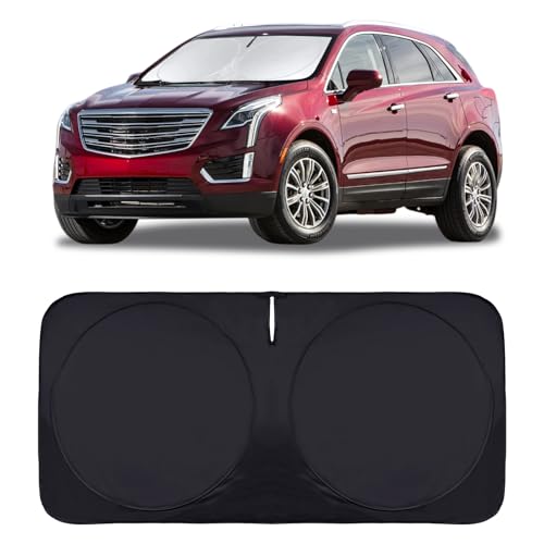 INSAUTO for Cadillac Escalade SRX XT5 XT6 STS DTS XT4 DeVille 2017 20182022 2023 2024 Windshield Sun Shade Car Sunshades for Front Windows Shield Cover Custom Fit Cadillac SRX 2025 Accessories Sun Visor - Image 1