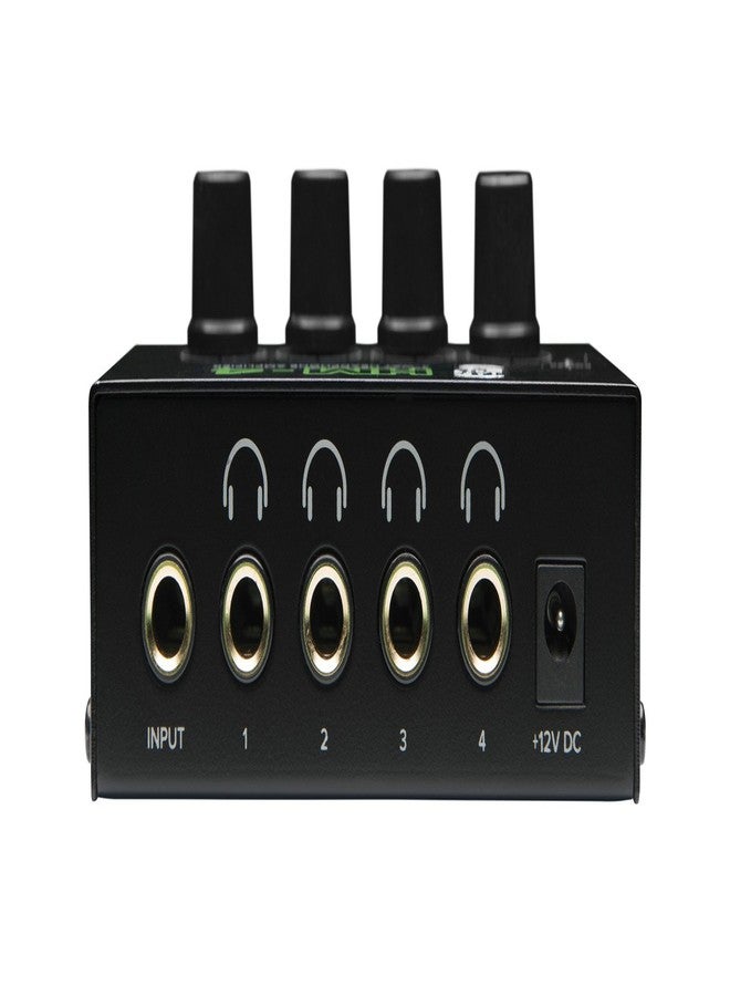 Mackie HM Series, 4-Way Headphone Amplifier Mixer Accessory 1-ch x 4 headphones (HM-4), Black - Image 2