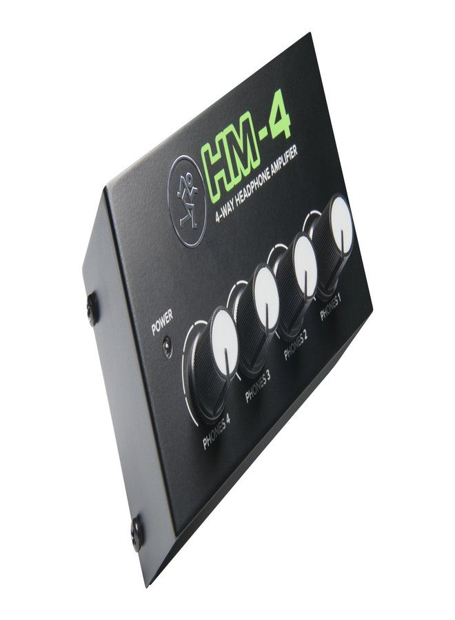 Mackie HM Series, 4-Way Headphone Amplifier Mixer Accessory 1-ch x 4 headphones (HM-4), Black - Image 1