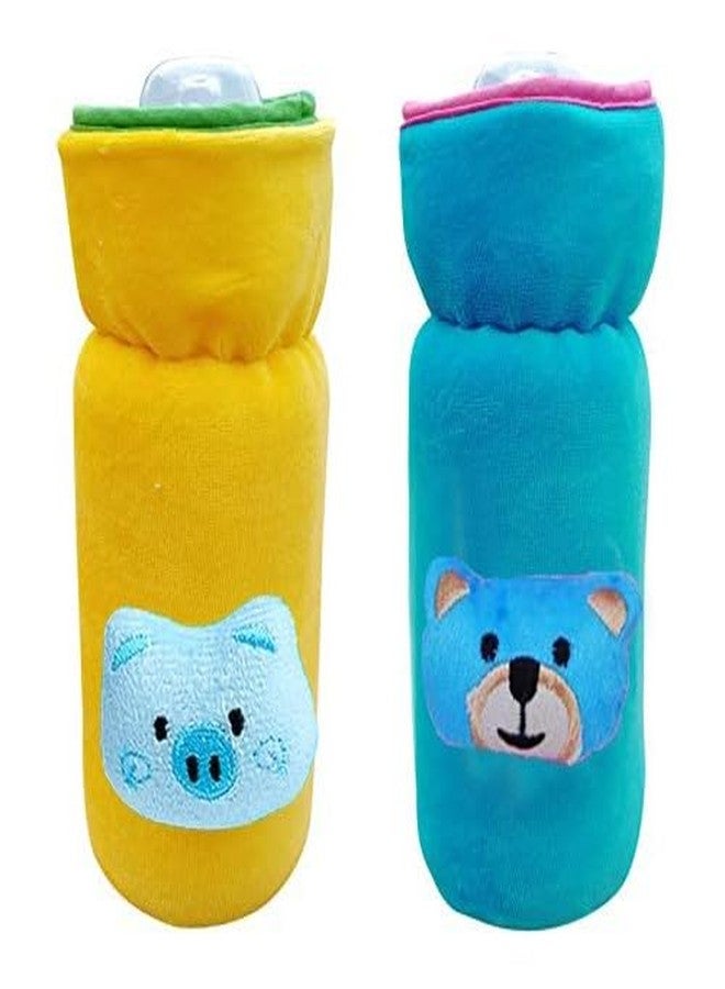 Alya The Cheeky Kidzz Pack of 3 New Born Baby Nursing Feeding Bottle Cover with Soft Stretchable Velvet Attractive Cartoon Design I Baby Milk Feeder Bottle Cover 150 ML-200 ML (Design 351) - Image 5