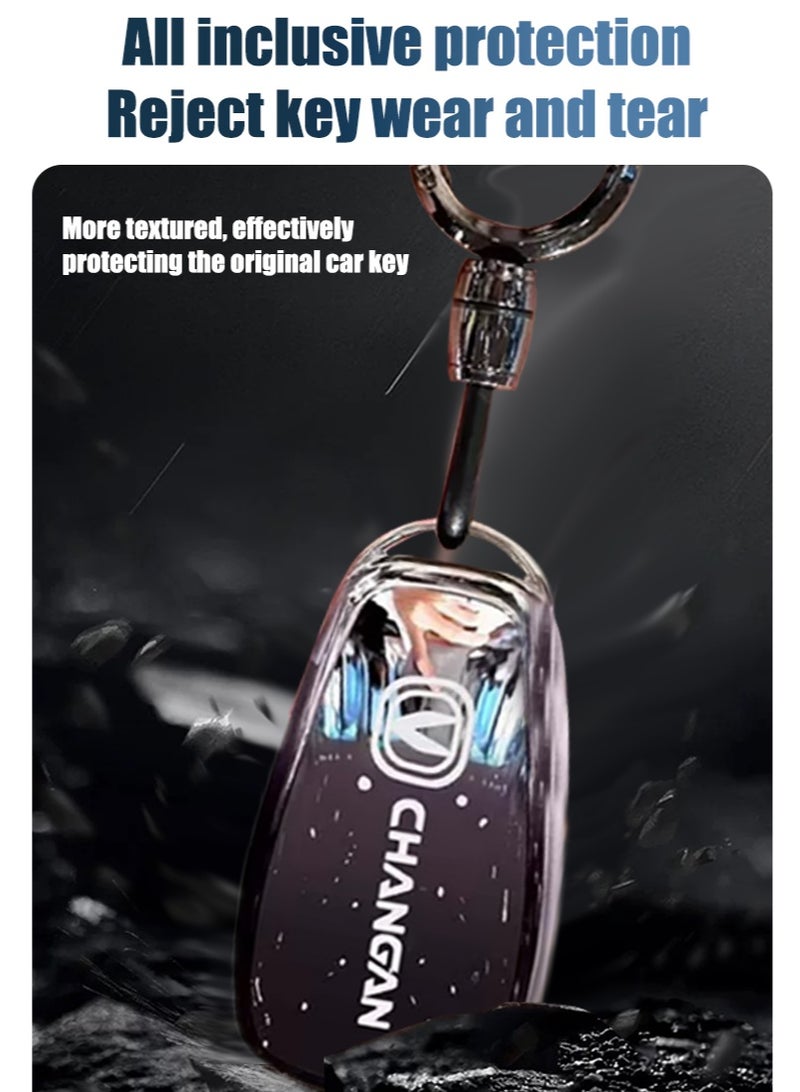 Car key protector, suitable for Changan CS75Plus CS35Plus car key protector, high-end, fashionable, perfect package car keys, completely protect car keys, wear-resistant. - Image 2