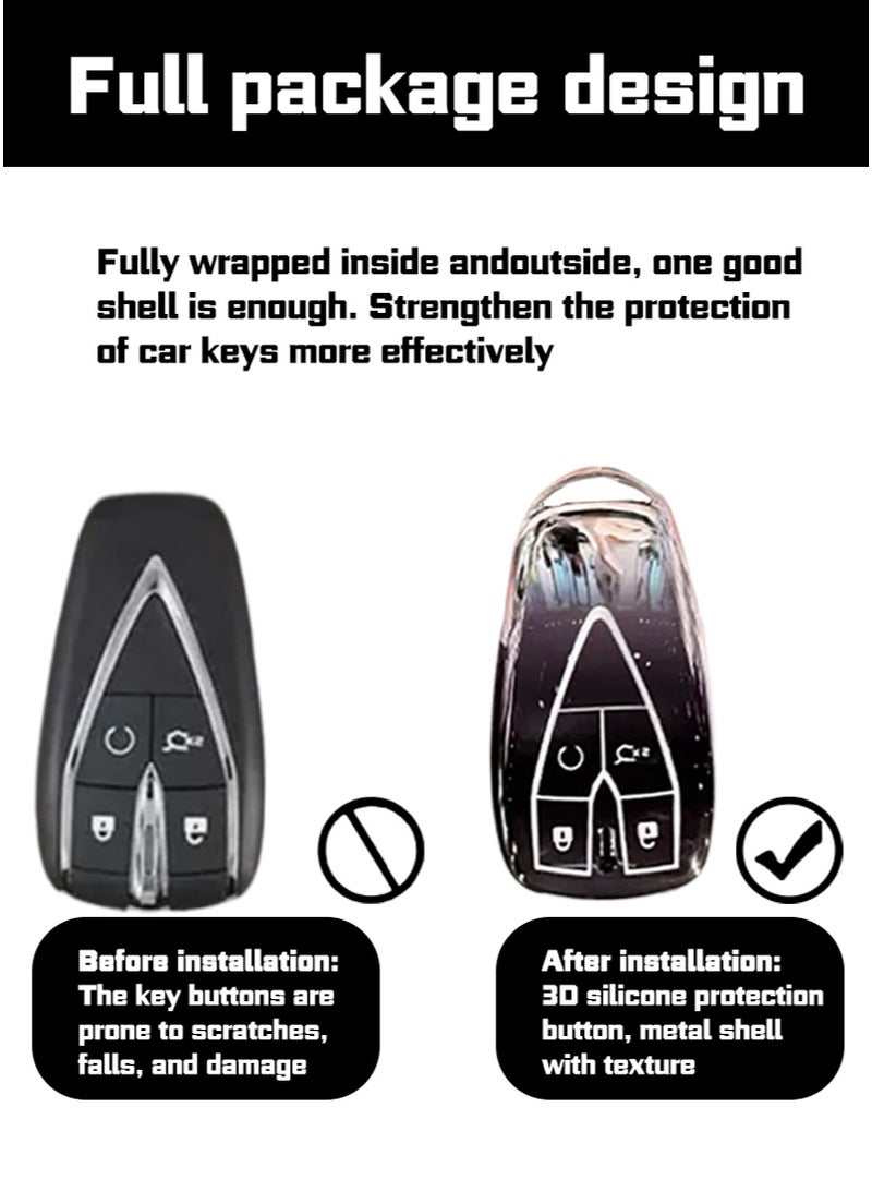 Car key protector, suitable for Changan CS75Plus CS35Plus car key protector, high-end, fashionable, perfect package car keys, completely protect car keys, wear-resistant. - Image 3