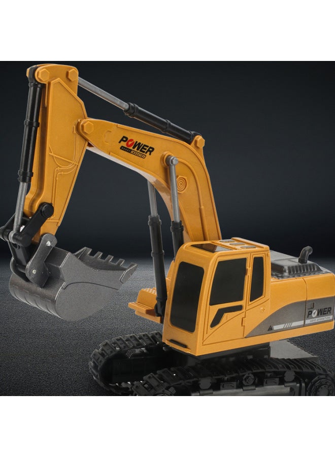 لعبة حفار من خليط معدني للأطفال تعمل بالتحكم عن بعد، لعبة حفار للمركبات الهندسية الكهربائية، لعبة حفار في الشارع، لون السيارة: 1؛20، حفار ذو 11 اتجاه (نموذج سبيكة) - Image 5